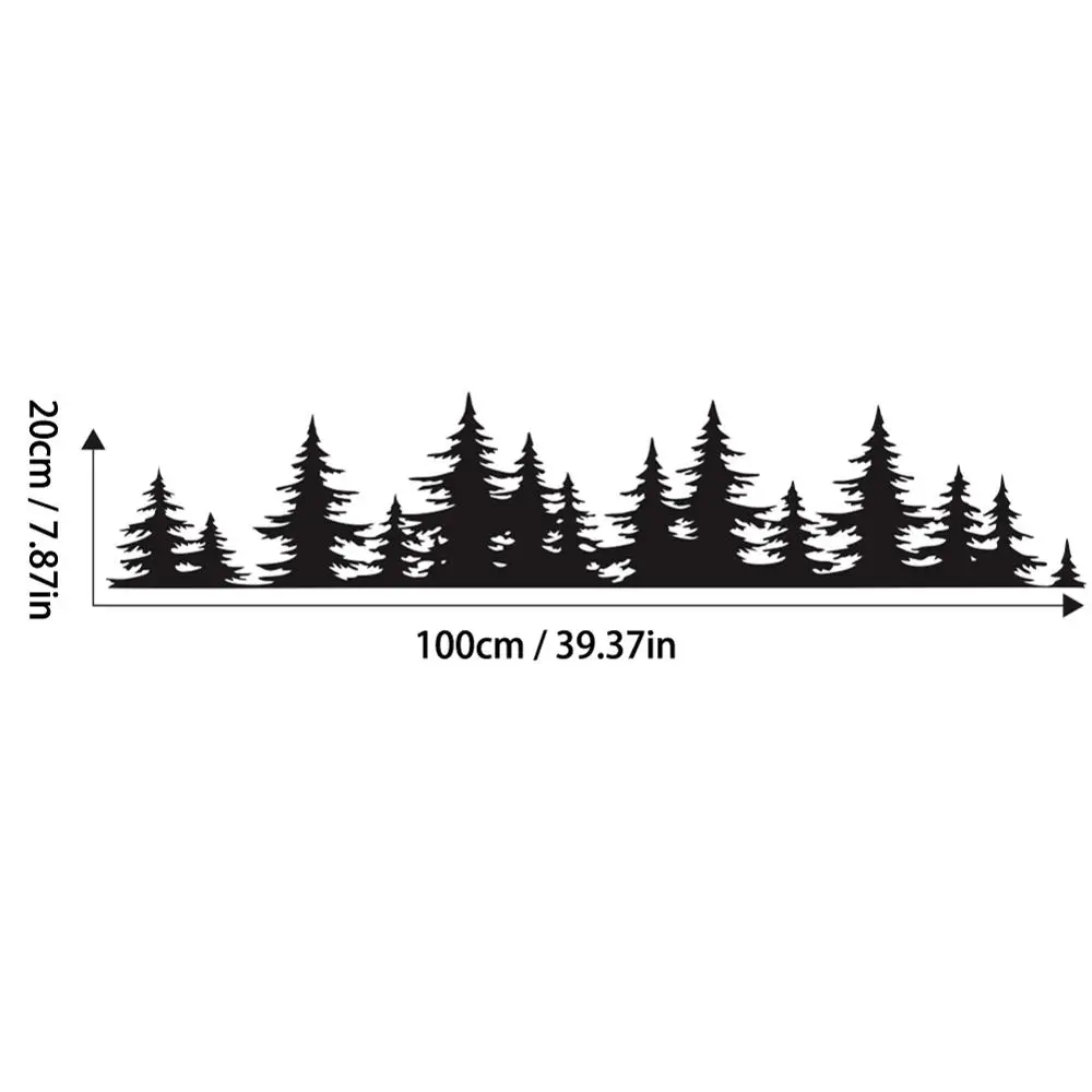 5 Colors Newest Pine Tree Forest Car Custom Vinyl Decal window Graphic Sticker Mountain Coast | Автомобили и мотоциклы