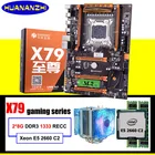 Новое поступление HUANANZHI deluxe X79 материнская плата ЦП ОЗУ набор X79 LGA2011 материнская плата Xeon E5 2660 C2 с кулером ОЗУ 16 Гб (2*8 ГБ) RECC