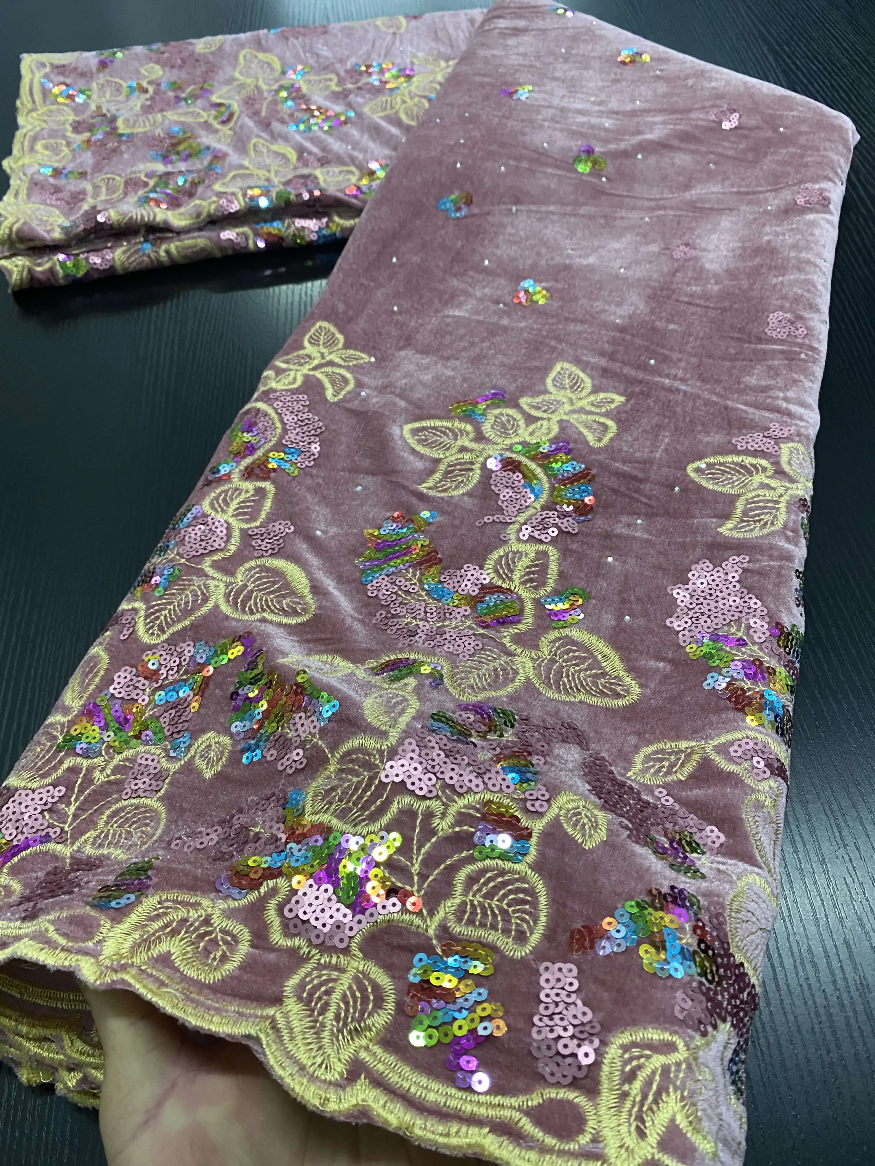 Африканская бархатная кружевная ткань 2020 высококачественное кружево