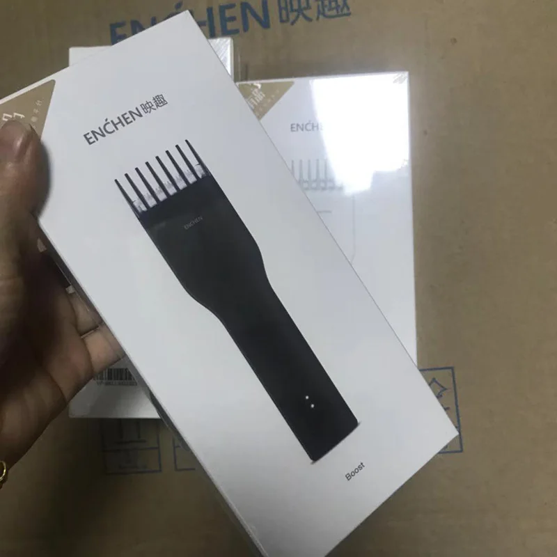 Xiaomi Enchen Boost USB электрическая машинка для стрижки волос двухскоростная керамическая машинка для стрижки волос быстрая зарядка триммер для волос для детей