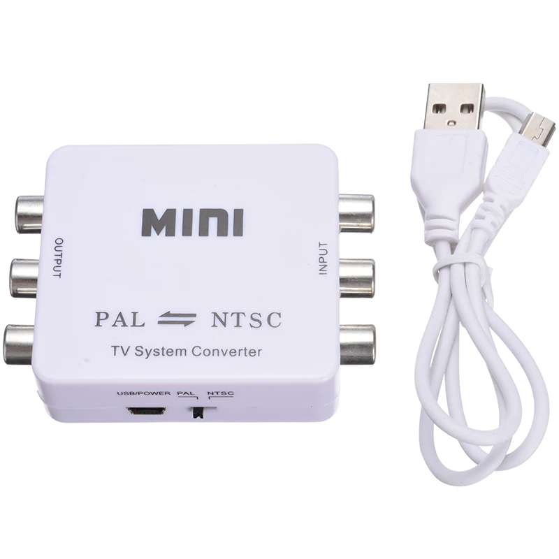 

HDMI2AV Video Converter Box PAL to NTSC NTSC to PAL Adapter Converter Mini Bi-directional TV System Switcher