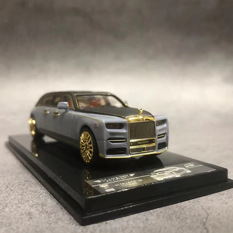 

Коллекция моделей автомобилей Smallcart 1/64 Rolls-Royce Phantom 8, литые под давлением, цвет серый