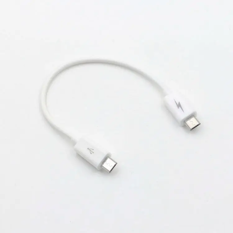 Переходник Micro USB Type B (штекер)/Micro (штекер) 5 контактов кабель для передачи данных 17