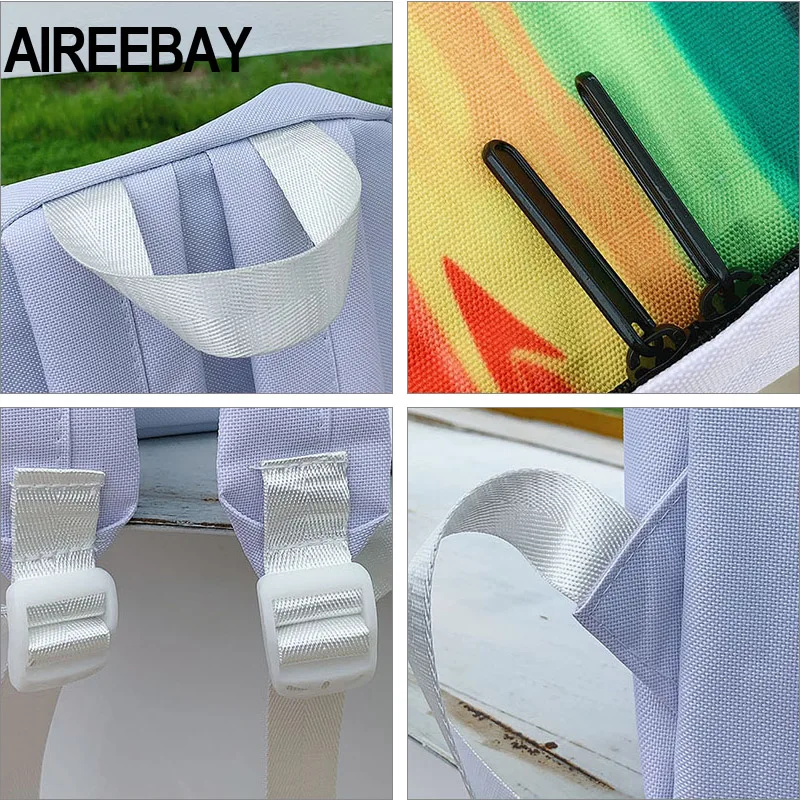 Рюкзак AIREEBAY в Корейском стиле для женщин дорожные сумки с принтом и несколькими
