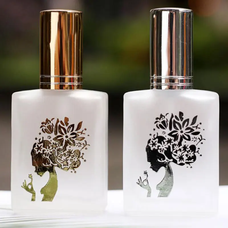 Флакон распылитель для парфюма золотистый/серебристый 15 мл 25