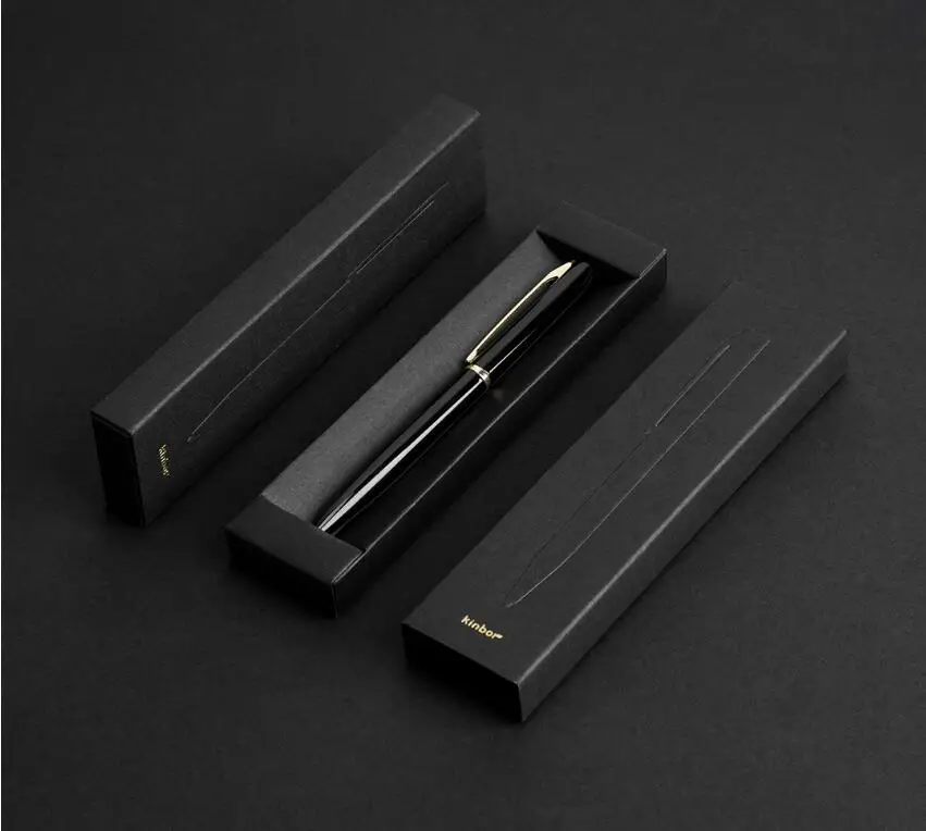 Xiaomi kinbt flow jinhua Signing Pen 0,5 мм пуля ручка слегка выкручивающаяся черная ручка для подписи гладкое письмо для офиса Schoo