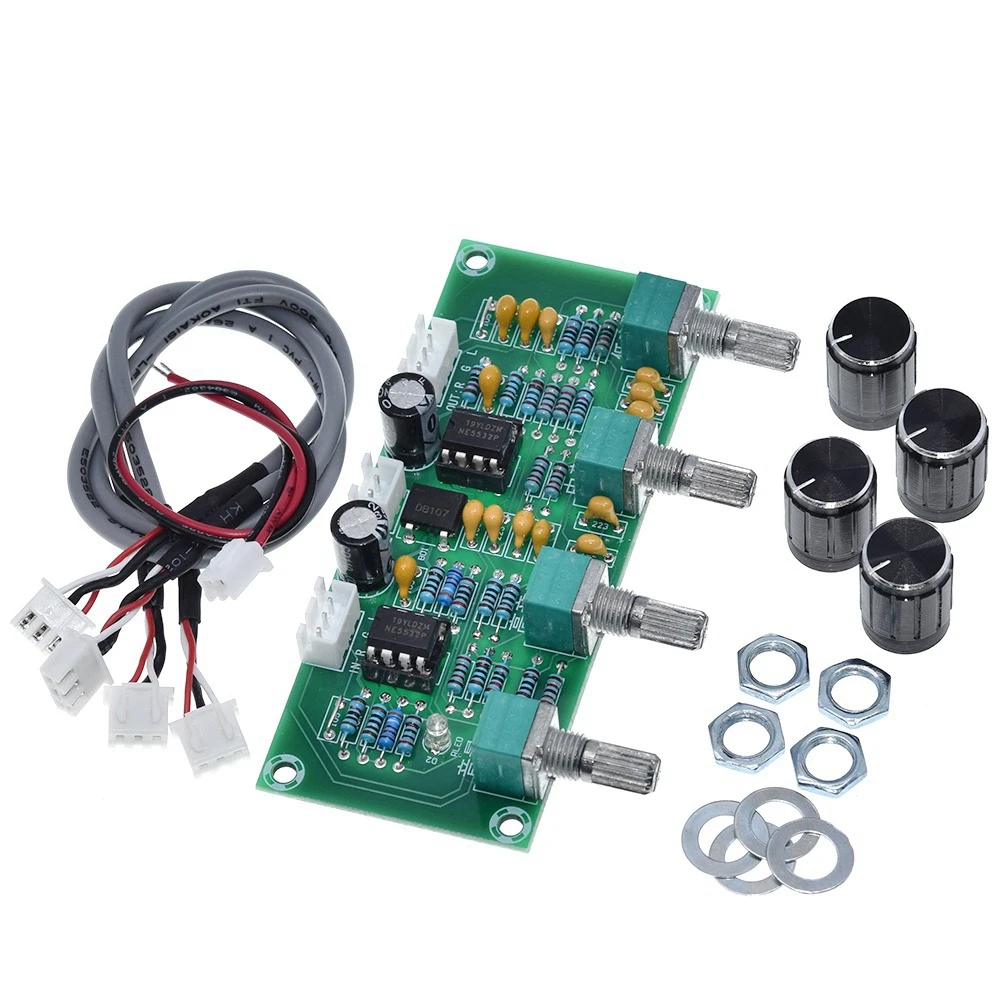 XH-A901 NE5532 Tone плата предусилителя Pre-amp с регулировкой громкости высоких басов