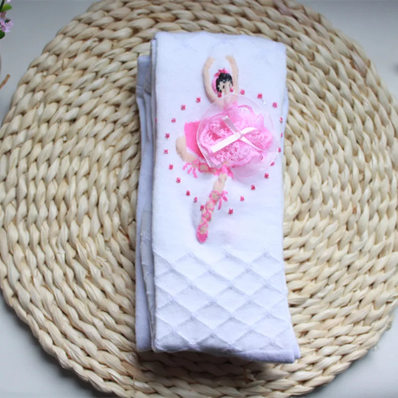 Милые детские чулки с цветами колготки для балета девочек принцесса красивых