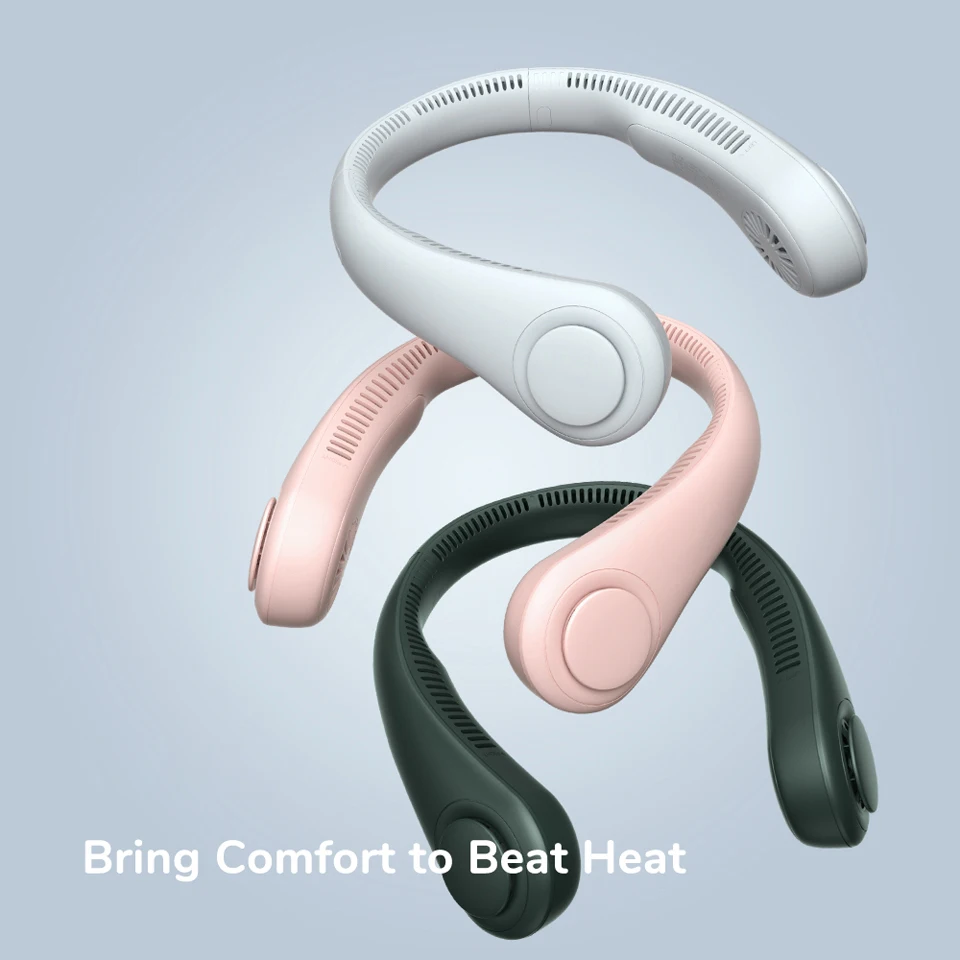 

Mini Neck Fan Portable Bladeless USB Rechargeable Mute Sports Fans for Outdoor Ventilador Portatil Abanicos Cooling DropShipping