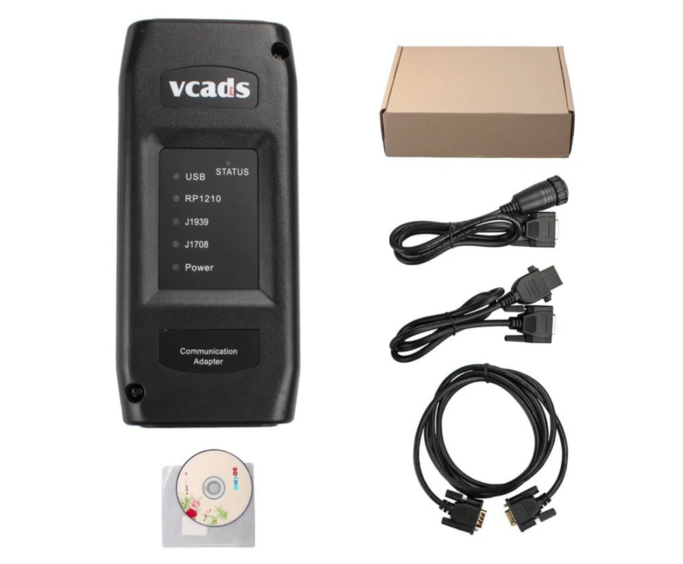 Диагностический инструмент VCADS Pro 2 40 для грузовика Volvo с несколькими языками