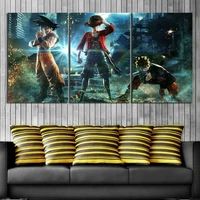 3 collection of famous japanese anime posters 3pcs canvas painting modern home decoration living room bedroom wall decor picture