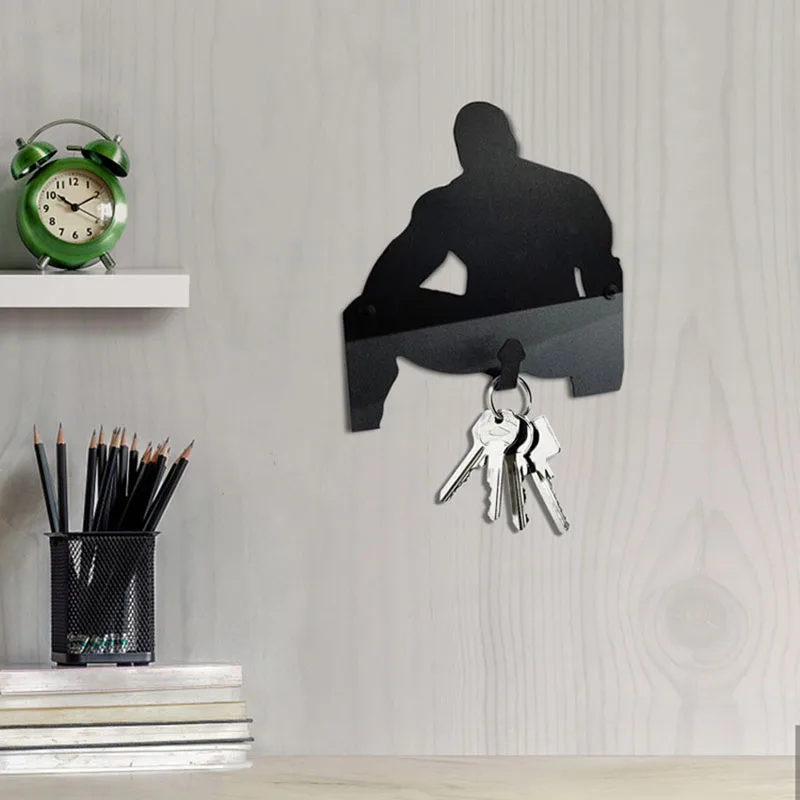 Креативный декоративный держатель для ключей взрослых настенный крючок