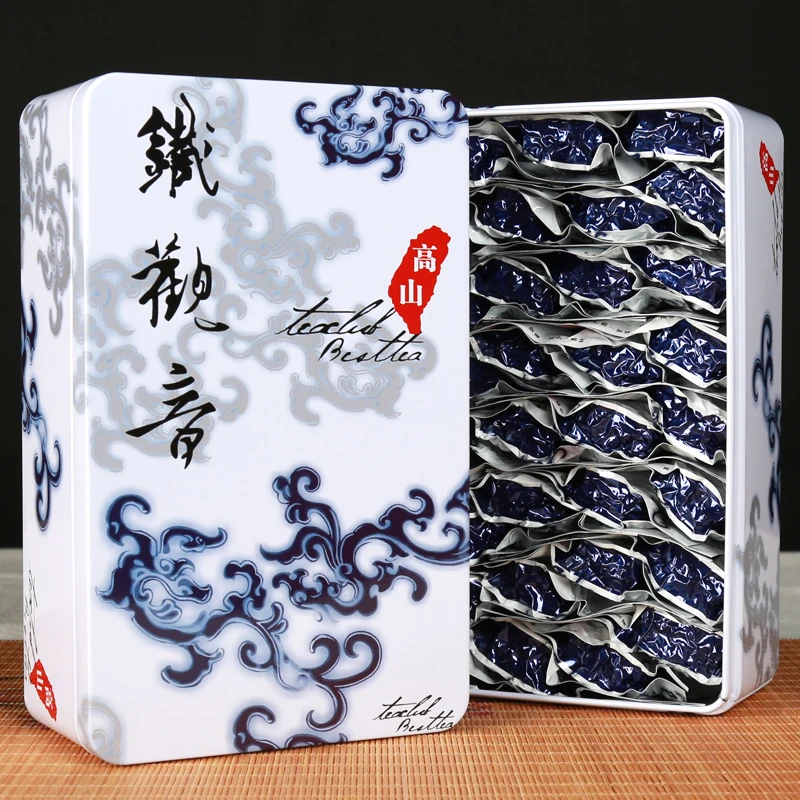 

Anxi Luzhou Flavor Tieguanyin Oolong Tea Orchid Fragrant Autumn Tea Bulk Gift Box Guanyin King 1725 500g/2 Boxes With a Handbag