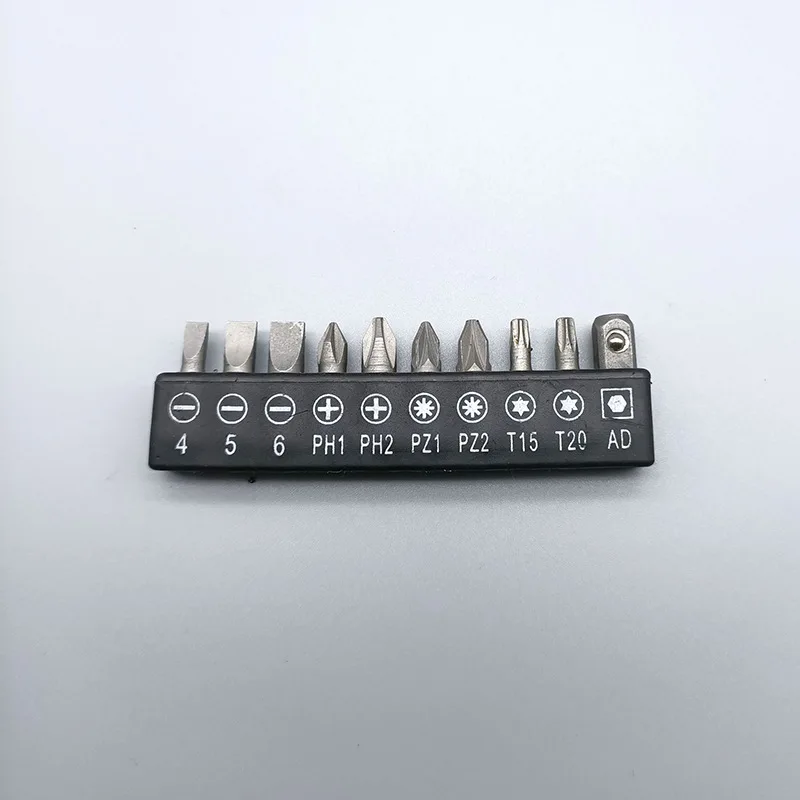

10pcs/set Screwdriver Bit for 6.35 Hexagon Head Flexible Shaft Bits