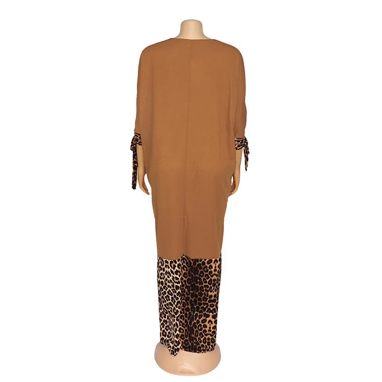 

Women's Fashion Leopard Patchwork Dress