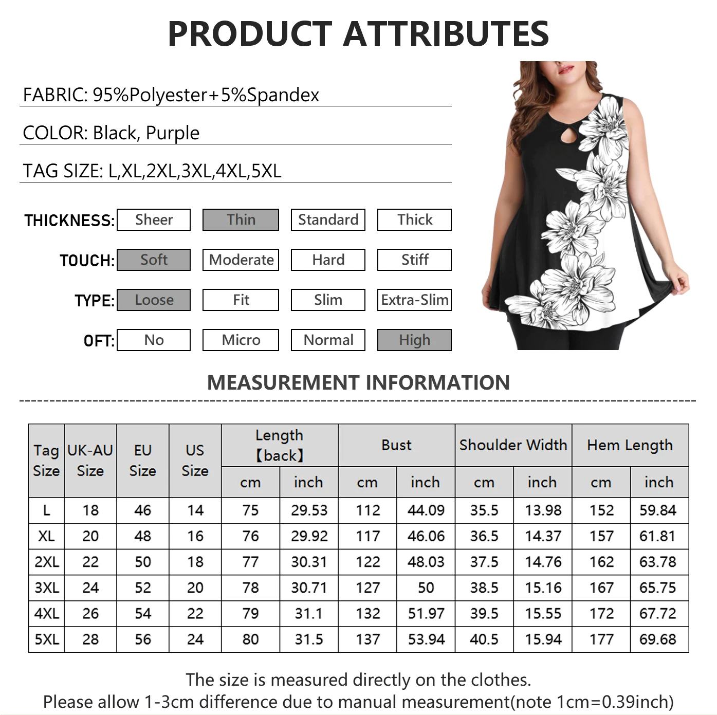 

5XL Plus Size Floral Print Tank Top for Women Hollow Round Neck Vest Loose Casual Lady Sleeveless Tops Oversize Female Vest D30