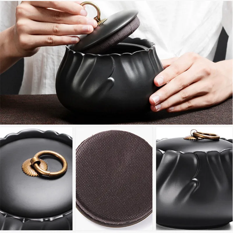 Фарфоровые чайные банки ретро канистра для Хранения Сахара специй керамический