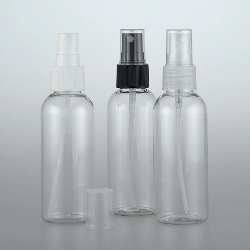 High-grade Mini 50pc 80ml Transparent Plastic Spray Bottle Refillable Perfume PET with Pump | Красота и здоровье
