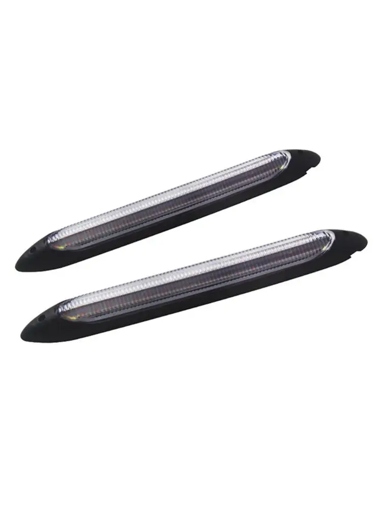 

Car LED Daytime Running Light Auto Waterproof Headlight Strip 6W 720LM Xenon White Daytime Running Light Sequential Flow Yellow