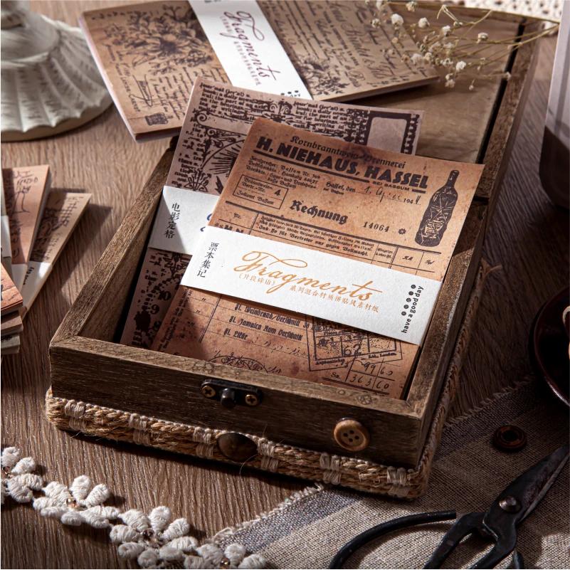 

Fabiano 30 шт./упак. винтажный Материал бумажные блокноты для записей дневник планировщик для скрапбукинга ретро декоративные DIY канцелярские б...