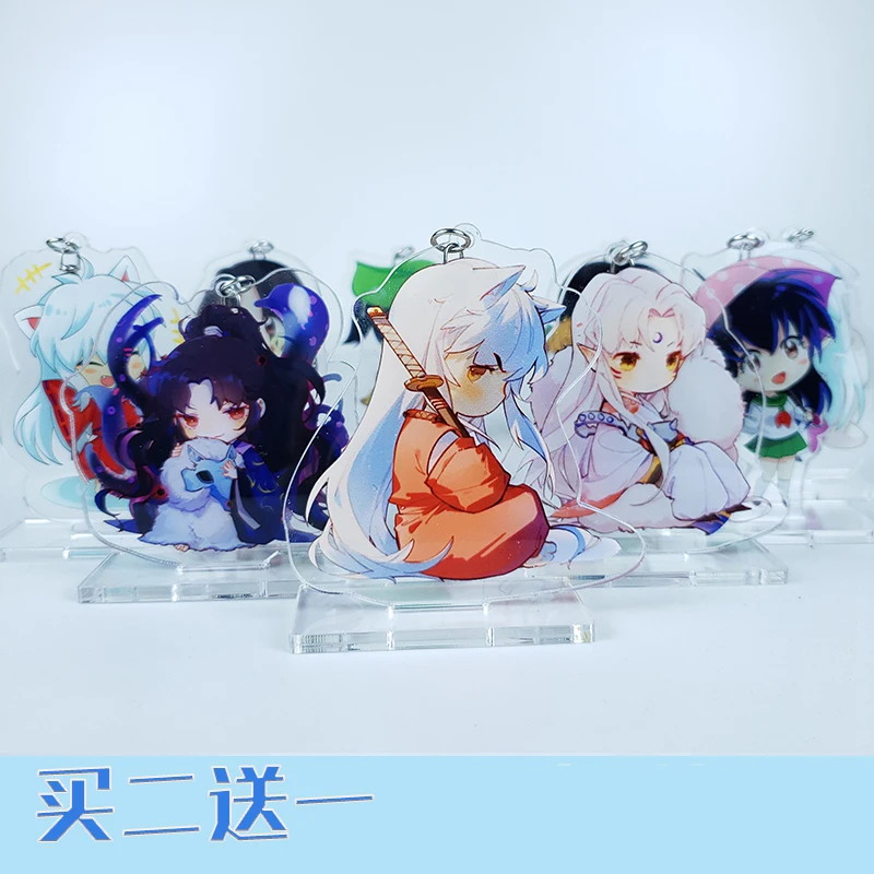 Аниме Inuyasha kiyo Kagome Sesshoumaru Косплей подставка фигурка акриловая модель декор стола