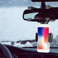 durable auto stand universal compact car rearview mirror phone holder vehicle mount car bracket