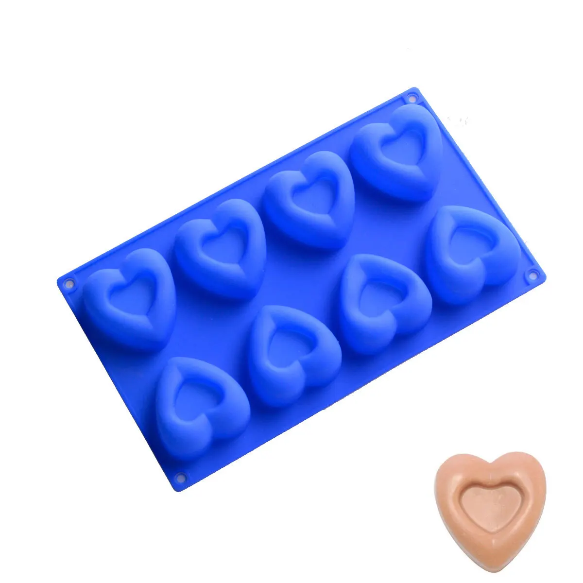 Пищевое сердце силиконовая форма для помадки инструменты украшения торта Форма