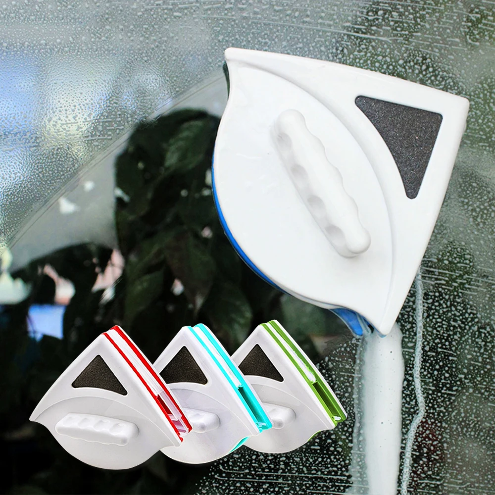 

Double Side Magnetic Window Wiper Glass Cleaner Brush Tool Magnetic Brush Window Glass Brush for Washing Household Cleaning Tool