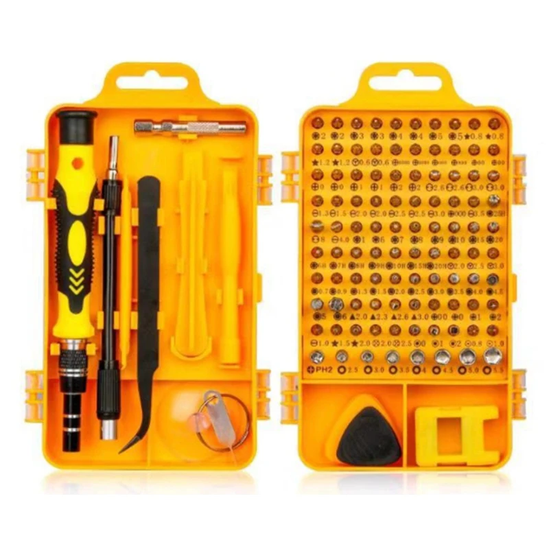 

New 117 in 1 Precision Screwdriver Set Mini Screwdriver netic Phone Repair Tool Kit Screwdriver Set with Case