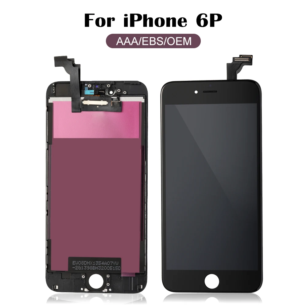 Elekworld-Pantalla LCD de recambio para m&oacute;vil, kit de ensamblaje para iPhone 6, 6S, 7, 8 Plus, probado al 100 %, con regalo-1