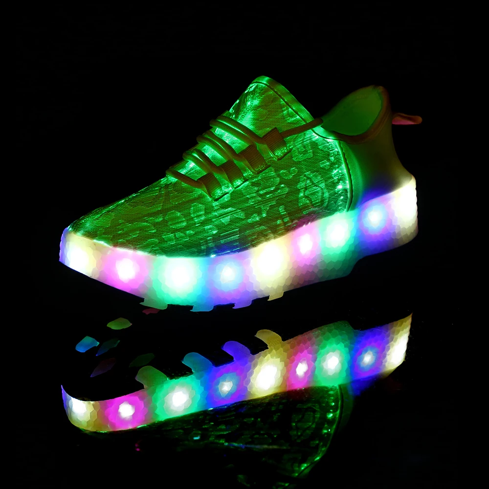 Новинка 2019 USB зарядка LED красочные детские модные кроссовки с одним/двумя колеса