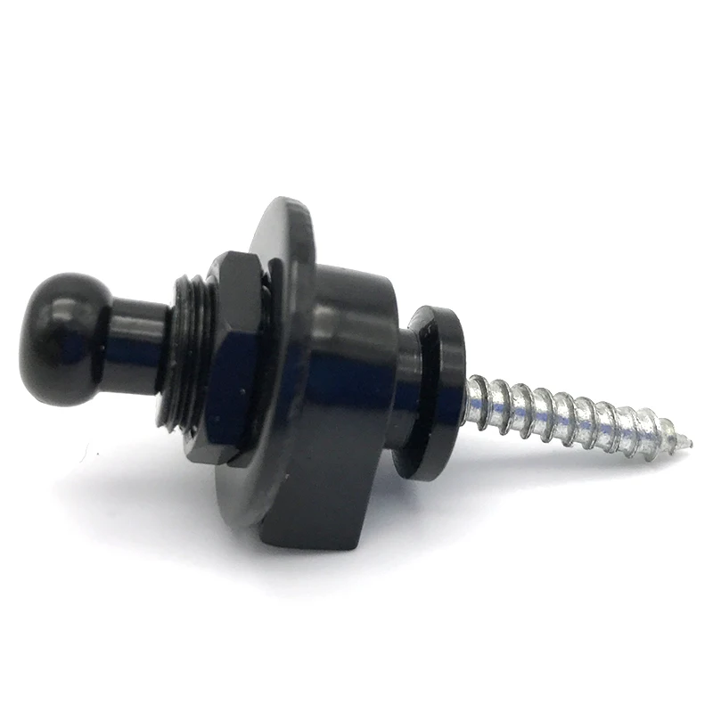 1080 stücke metall schaller stil gitarre strap lock botton straplocks für elektrische akustische gitarre bass strap lock schwarzgold silb