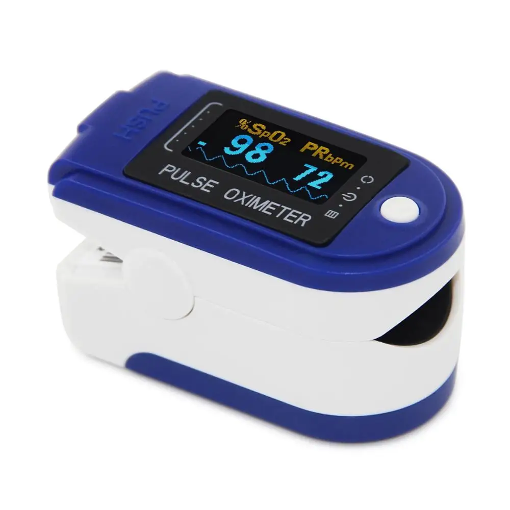 Пульсоксиметр на кончик пальца OLED насыщения крови кислородом Spo2 Пульс