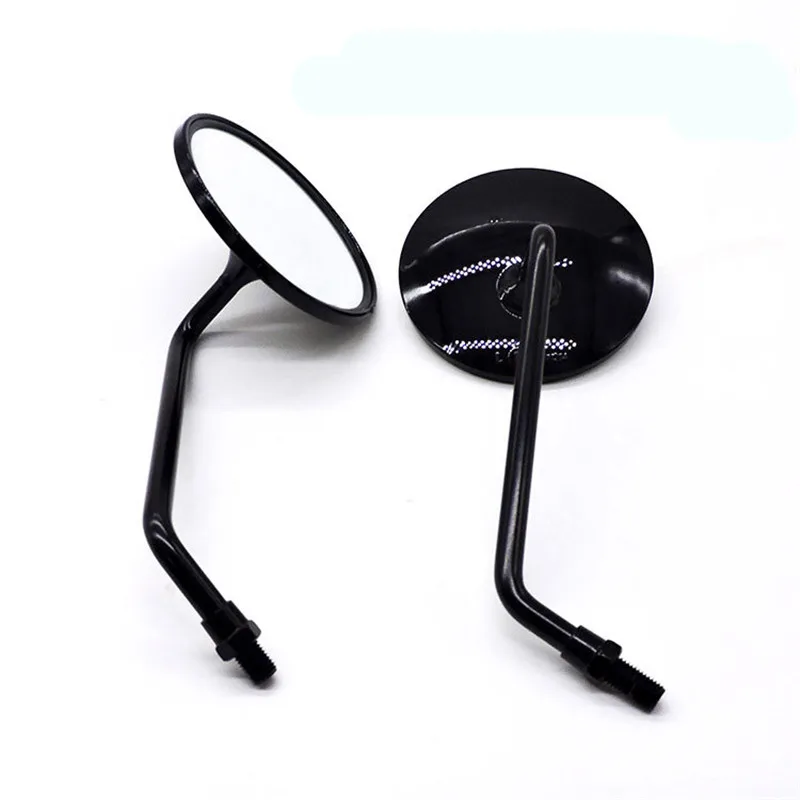 Черное винтажное боковое зеркало для мотоцикла классическое скутера