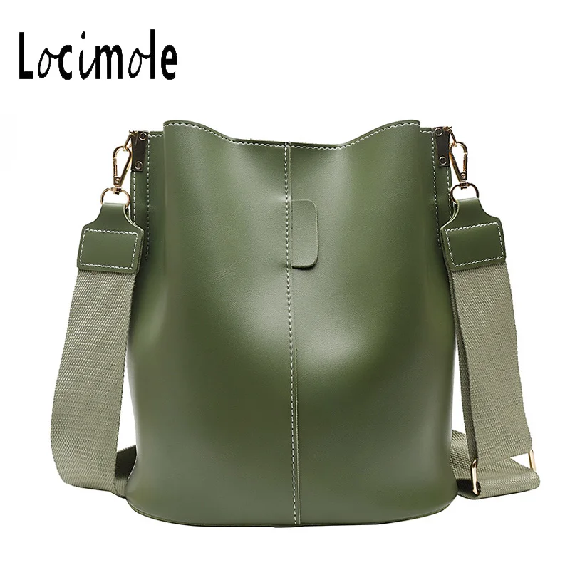Locimole дизайнерские сумки ведро Большая вместительная сумка через плечо модные