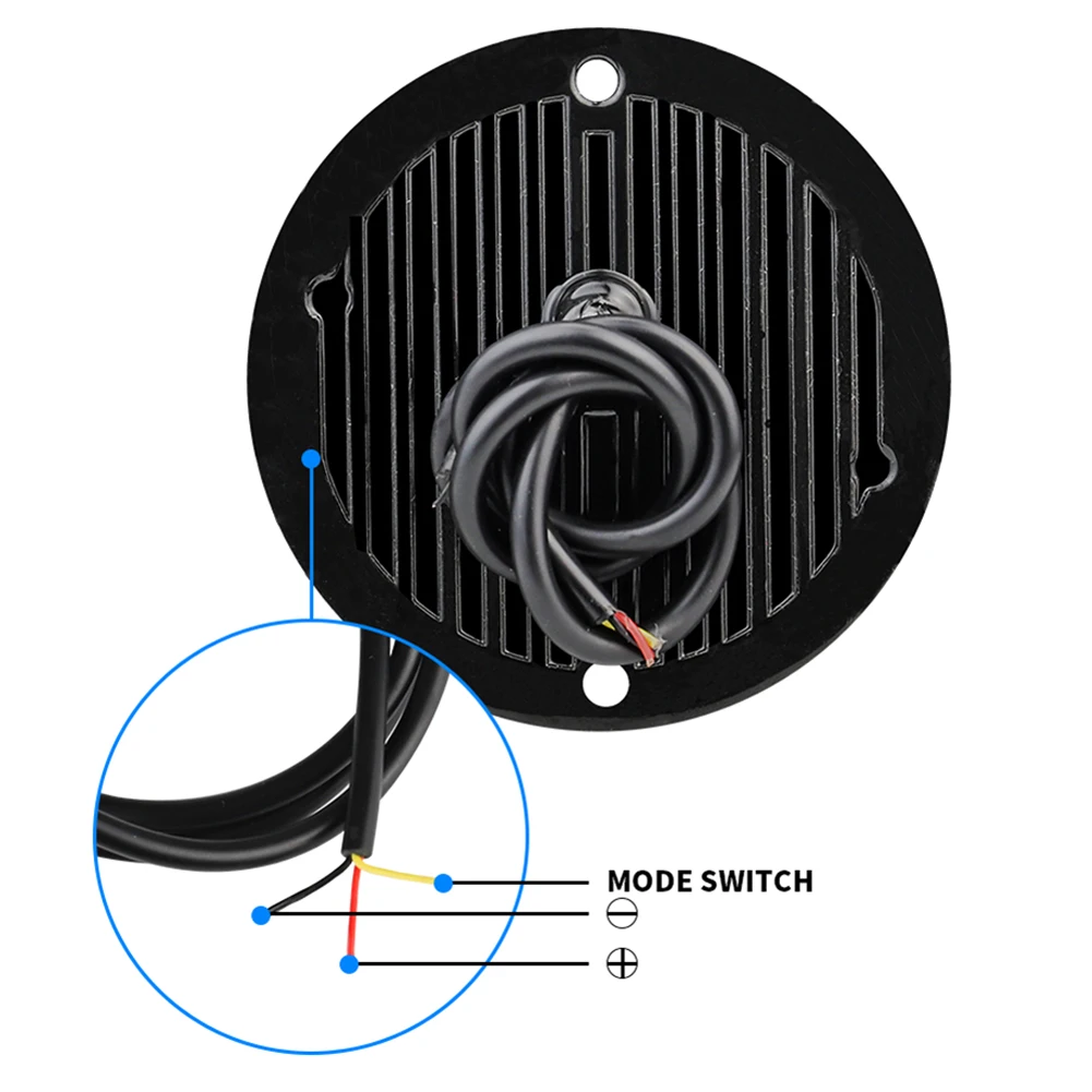 Светодиодный круглый боковый светильник 12 в 24 48 Вт балка для прожектора