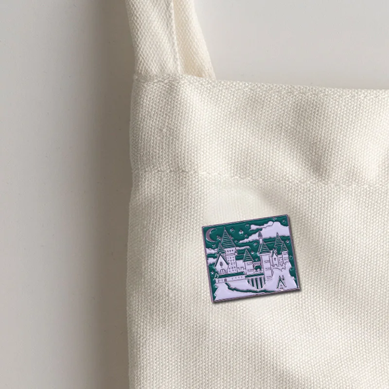 Гарри Ведьма и волшебник школа Фэнтези волшебный замок Эмаль Булавка Волшебный