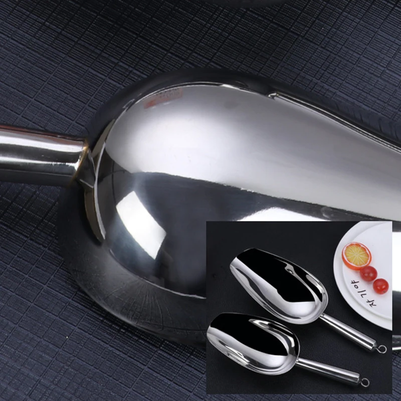 

Candy Bar Buffet Commercial Scoops Bar Home Ice Scooper Shovel Food Flour Candy Scoop New Stainless Steel Ice Scraper