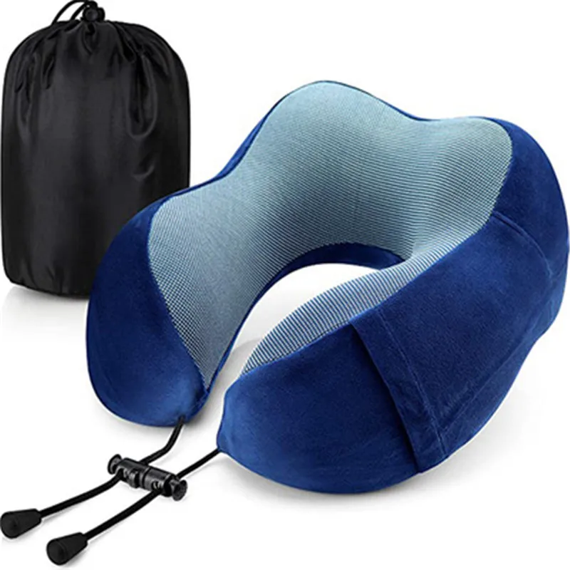 

1PC U Shaped Memory Foam Neck Pillows Soft Slow Rebound Space Travel Pillow Solid Neck Cervical Healthcare Bedding Drop Shipping