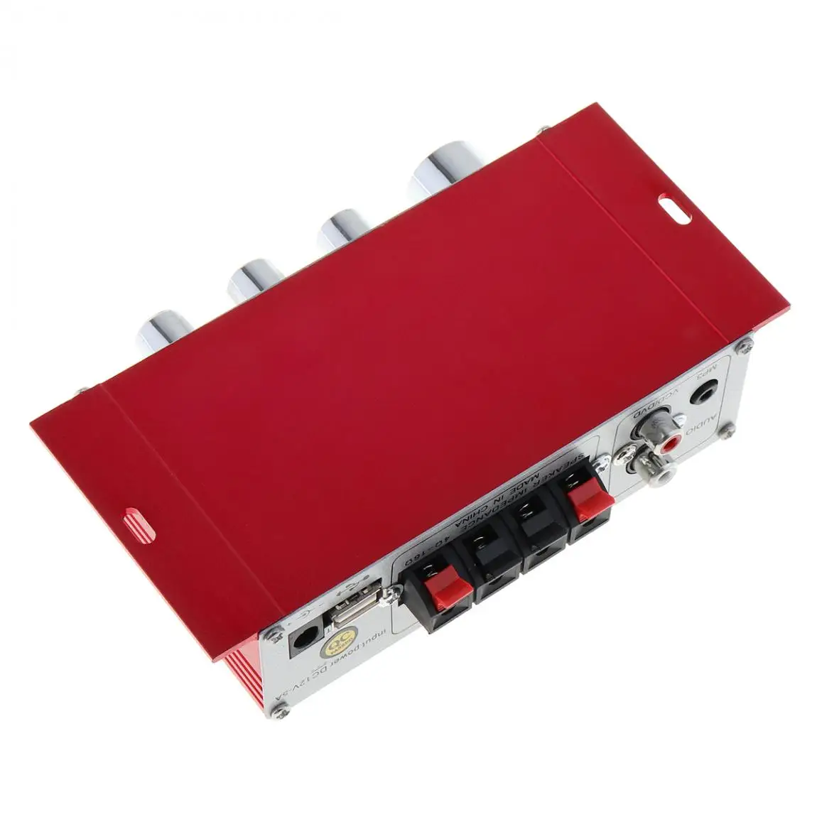 Kinter MA-180 мини USB автомобильный аудио усилитель 2CH стереофонический усилитель HiFi для лодки усилитель: Красный 12 в авто усилитель мощности