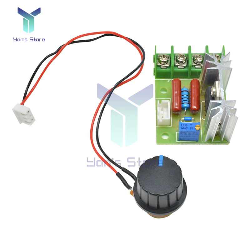 Регулятор скорости двигателя высокая мощность 50-220 В переменного тока 2000 Вт КТУ