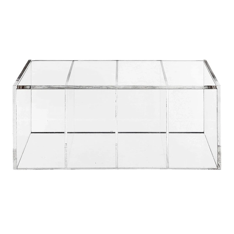 Transparent 4 Grid Acrylic Coffee Capsule Storage Tea Bag Hand-Made Display Box Bar Accessories | Дом и сад
