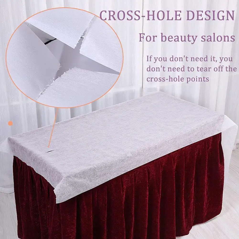 

50 Pcs/roll Disposable Foot Towel Foot Bath Stool Towel Non-woven Pad Towel Manicure Pedicure Towel Beauty Salon Foot Towel