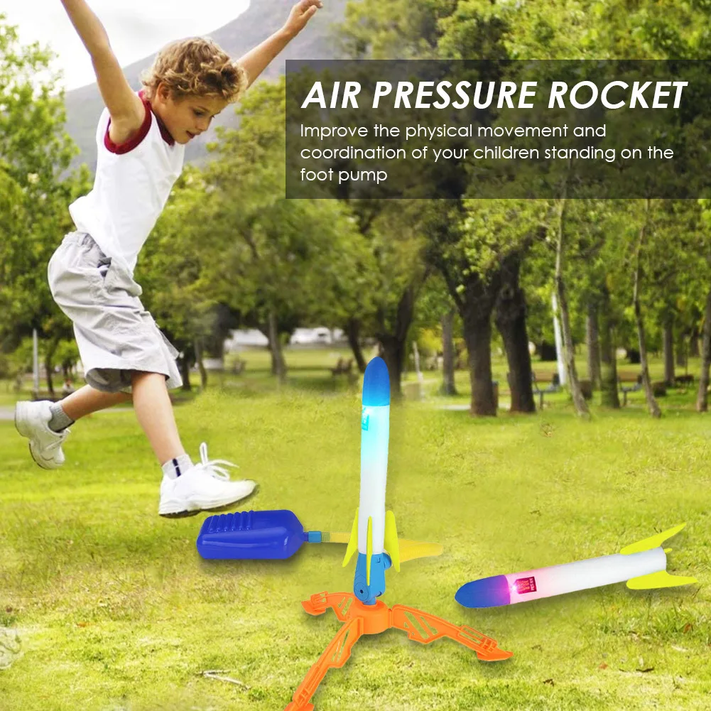 

Rocket Launcher Toys Sport Game Kids Rocket Launcher Outdoor Air Power Rocket Launcher Toys Gift For Boys Girls Sport Toys