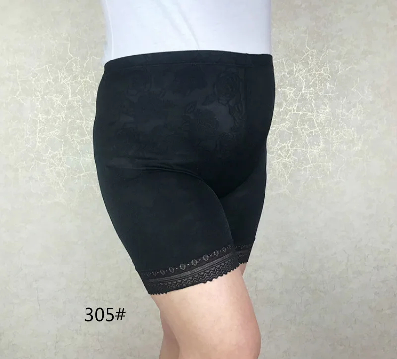 

Plus Size High Elastic Gloss Pants,anti Chafing Legs for Larger Pants Safety Short Pants Women