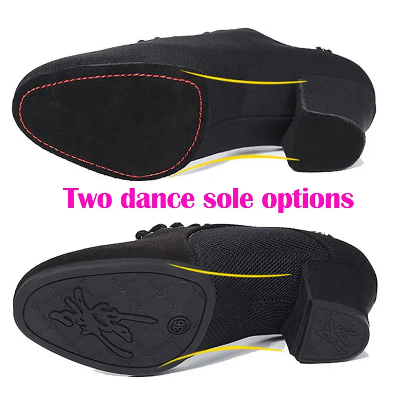 Women Latin Jazz Dance Shoes Female Ballroom Salsa Tango Dancing Shoes White Soft Sole Woman Practice Dance Sneakers Size 34-42