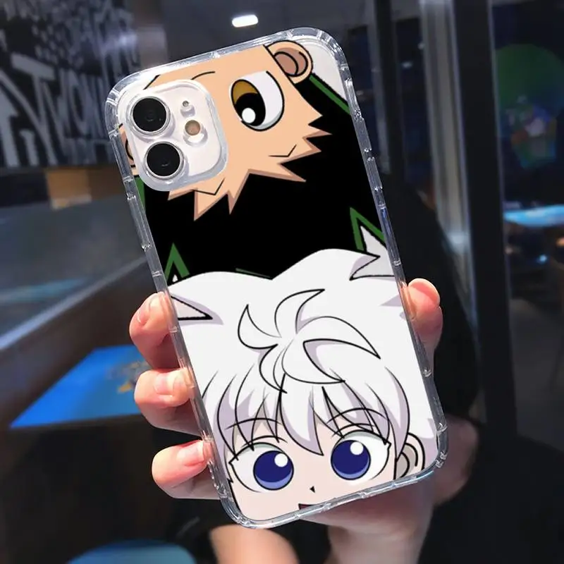 

Gon Killua HUNTER x HUNTER HxH Phone Case Transparent for Clear iPhone 11 12 mini pro XS MAX 8 7 6 6S Plus X 5S SE 2020 XR