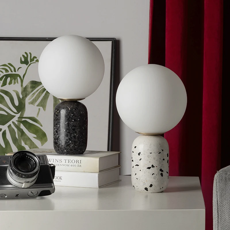 L&aacute;mpara de mesita de noche para dormitorio, decoraci&oacute;n creativa n&oacute;rdica, personalizada, luz nocturna, tendencias de decoraci&oacute;n del hogar-1