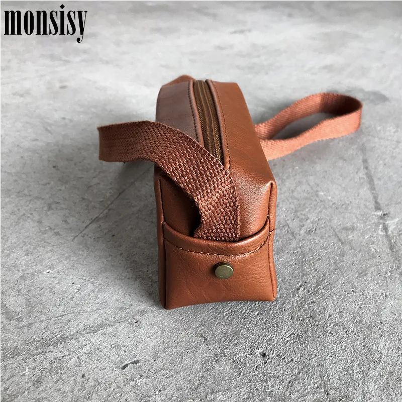 Monsisy мальчик кошелек и сумочка для девочек Детский кошелек винтажная сумка через плечо из искусственной кожи маленький кошелек для мелочи Рождественский подарок
