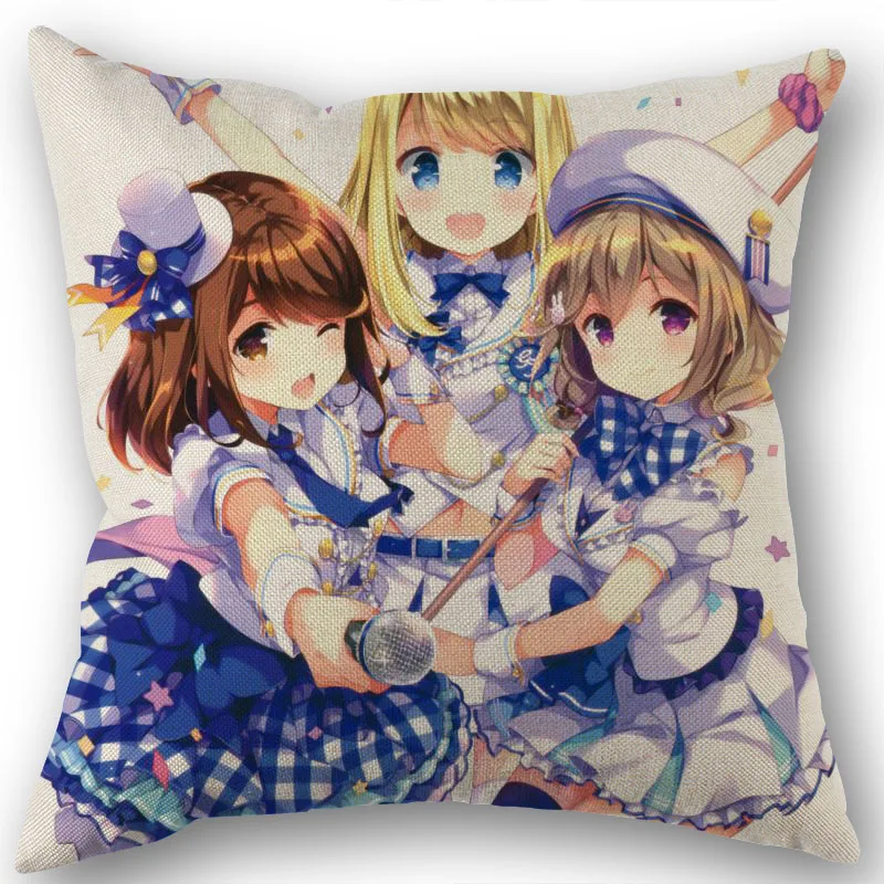 Платье для девочек в стиле аниме Сакура Koharu подушку Чехлы из хлопка и льна